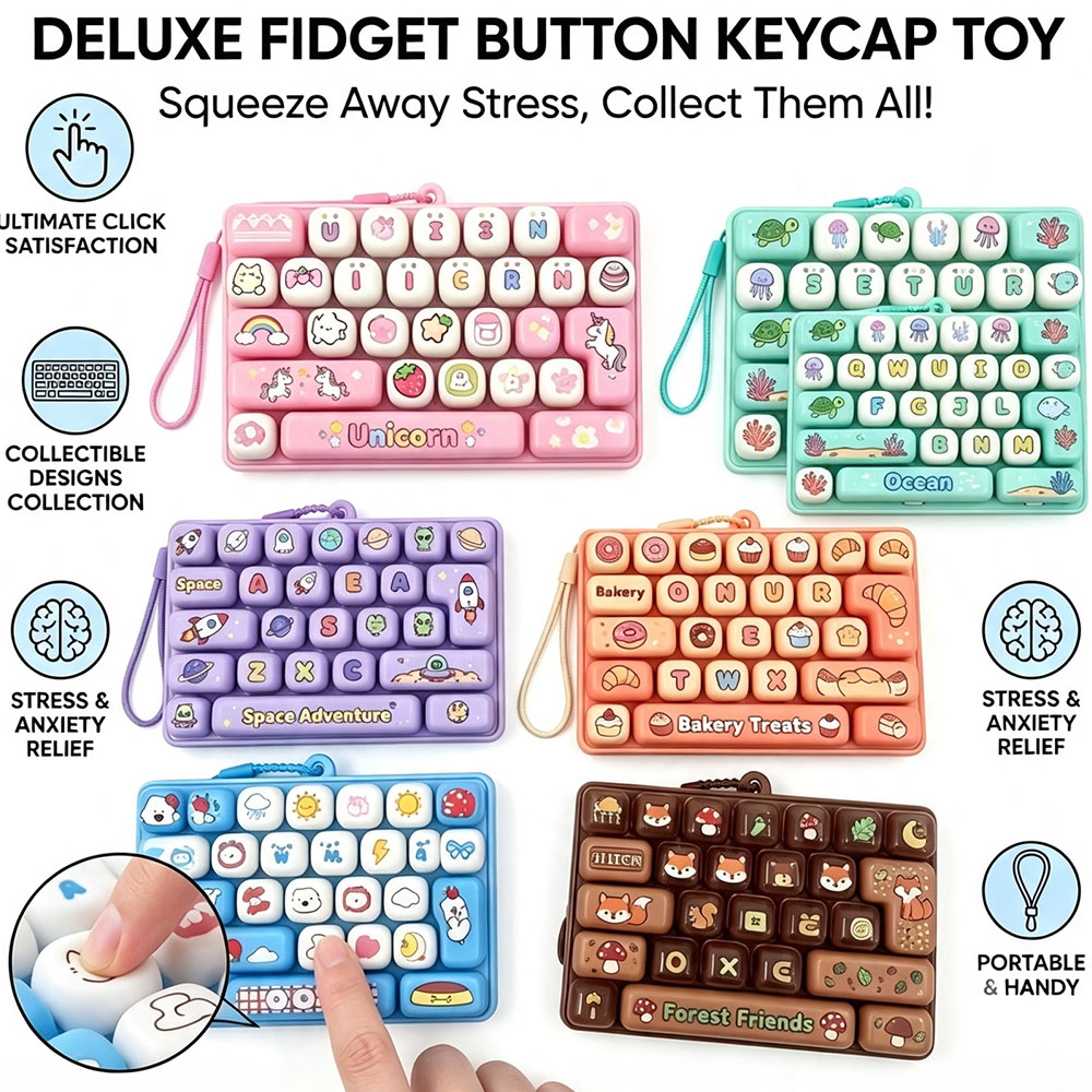 Office Tech And Gadgets - 기계식 키보드 키체인 26그리드 키캡 클리커