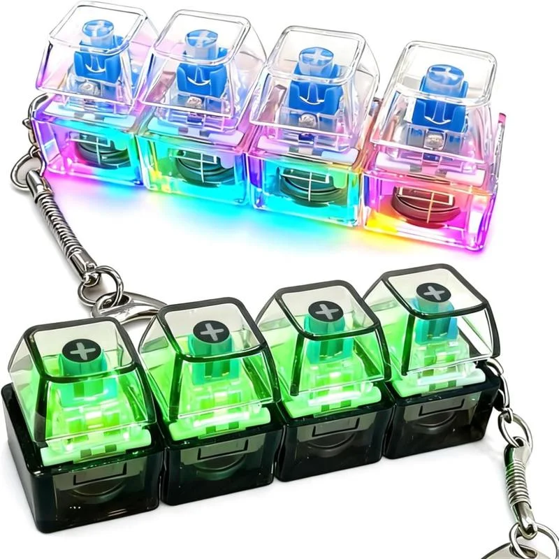 Office Tech And Gadgets - 키보드 키캡 스트레스 해소 키체인, 기계식