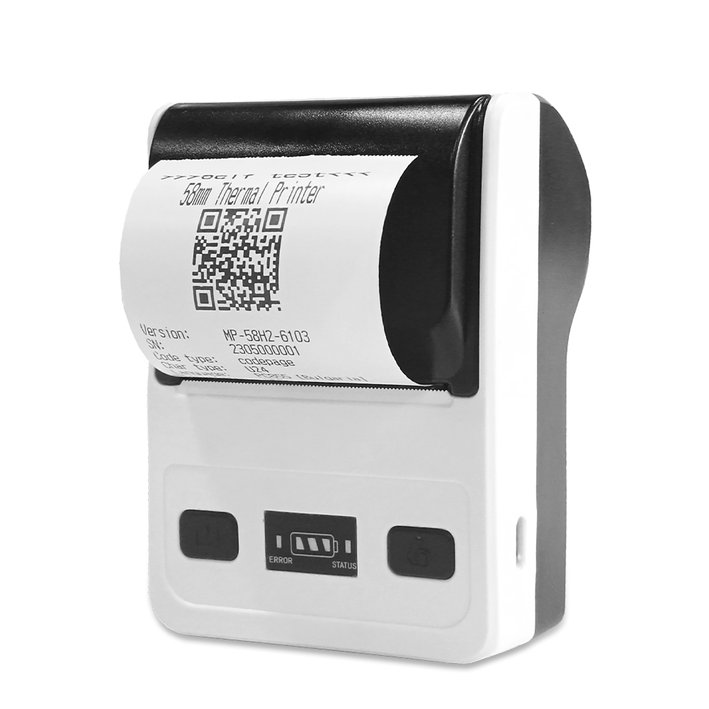 Receipt Printer Thermal - 미니 블루투스 감열 영수증 프린터 58mm