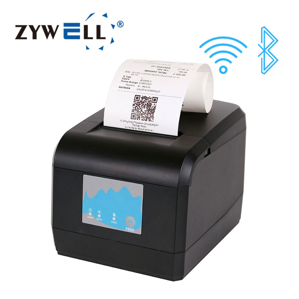 Receipt Printer Thermal - 새롭게 출시된 와이파이 프린터 Zywell ZY908