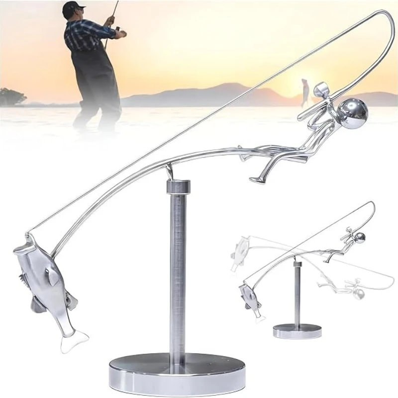 Cool Office Tech Gadgets - 금속 균형 조각품 대형 금속 키네틱