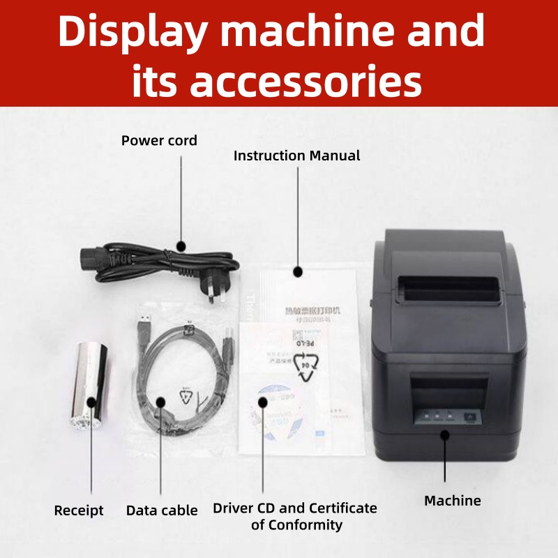 80mm POS 열전사 프린터 자동 절단 영수증 프린터 - Receipt Printer Thermal 리뷰 및 가격