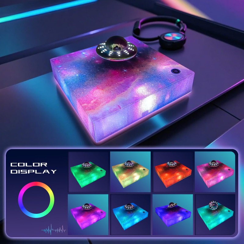 공중부양 UFO 램프 360도 회전 °   회전하는 은 - Office Tech And Gadgets 리뷰 및 가격