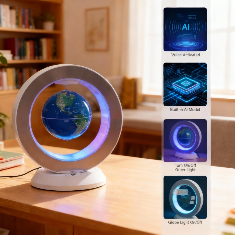 공중부양 지구본 블루투스 스피커 플로팅 램프 가정 사무 - Office Tech And Gadgets 리뷰 및 가격