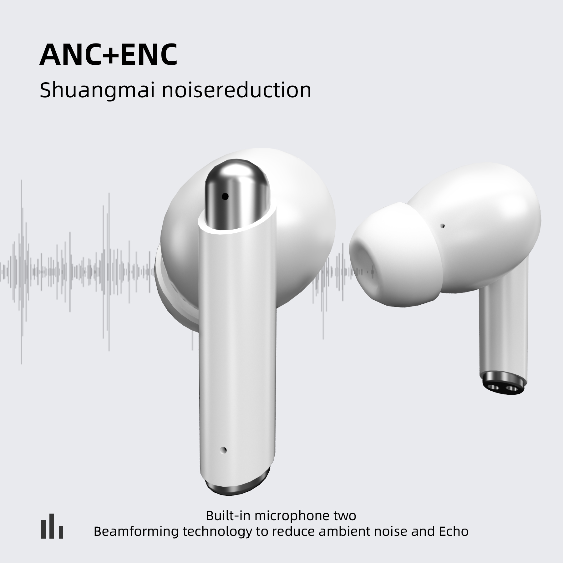 ANC + ENC 스마트 터치 스크린 블루투스 헤드폰, - Office Work Tech 리뷰 및 가격