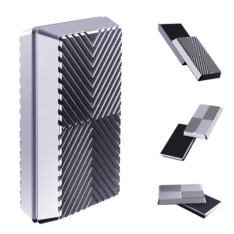 새로운 무한 슬라이더 자석 금속 EDC 포커 푸시 카드 - Cool Office Tech Gadgets 리뷰 및 가격