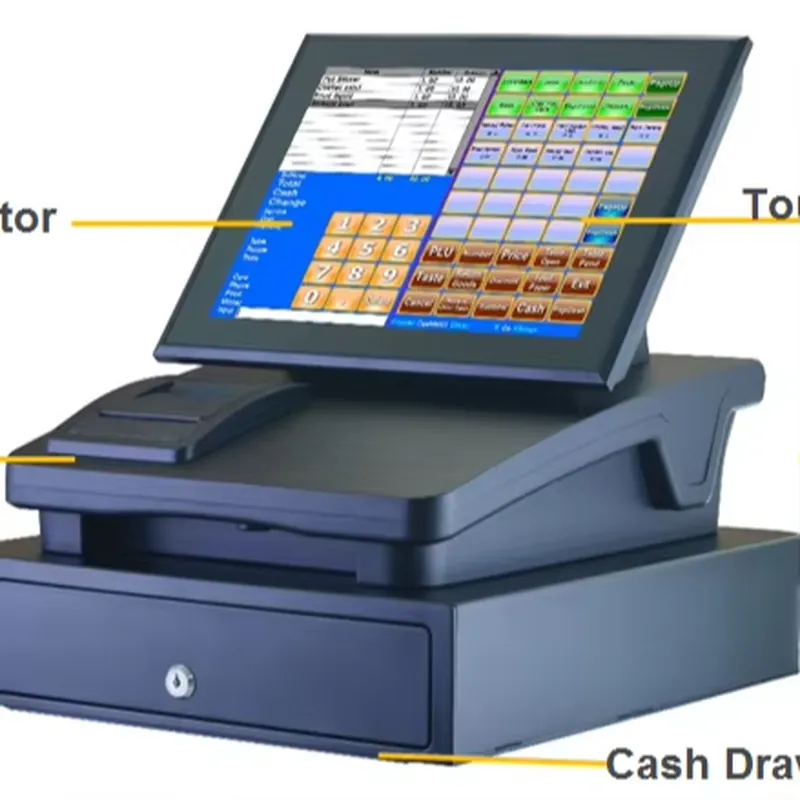 고품질 저렴한 터치스크린 POS 시스템 (열전사 프린터 - Cash Drawer Pos 리뷰 및 가격