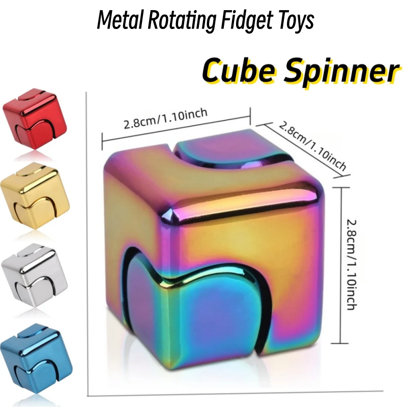 금속 큐브 회전 손가락 자이로스코프 피젯 안티 스트레스 - Cool Office Tech Gadgets 리뷰 및 가격