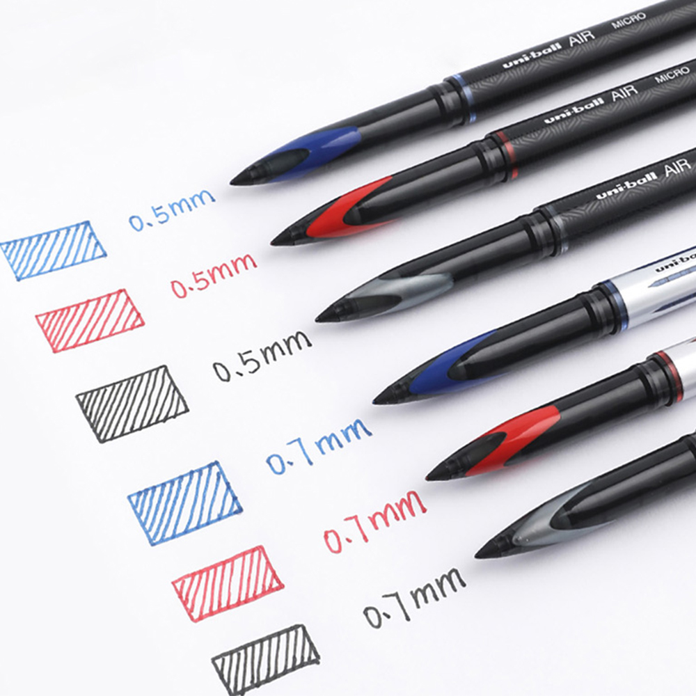 UNI 볼 에어 젤 펜 고품질 0.5/0.7mm 무료  - Office Work Tech 리뷰 및 가격