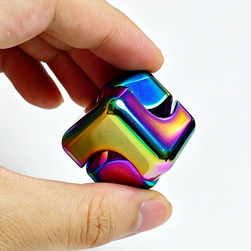 정사각형 금속 회전 큐브 EDC 멋진 데스크 장난감 성 - Cool Office Tech Gadgets 리뷰 및 가격