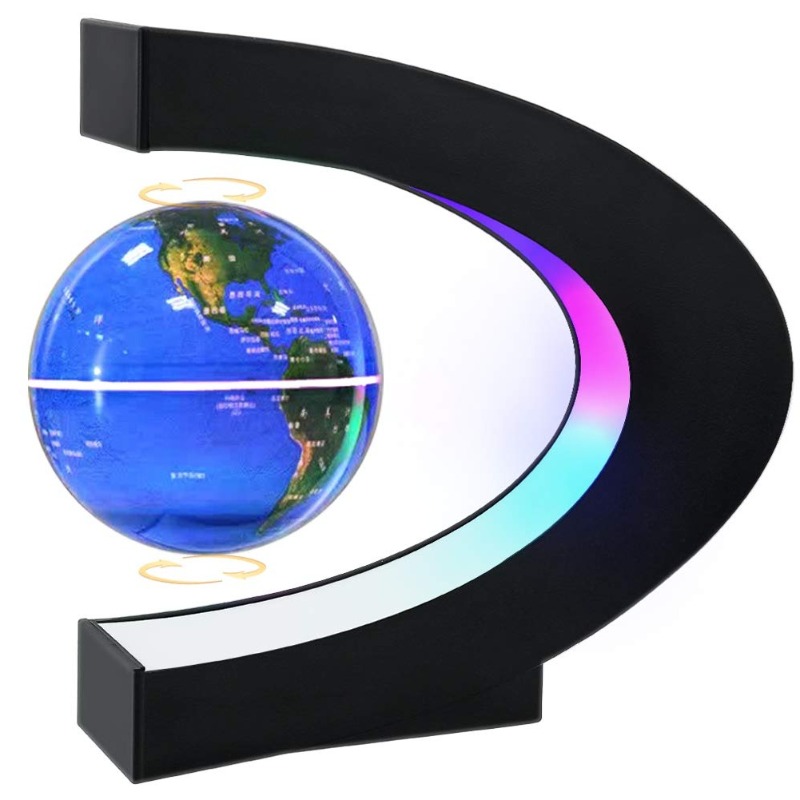 자석 공중부양 지구본 LED 무드등, 떠다니는 지구본  - Cool Office Tech Gadgets 리뷰 및 가격